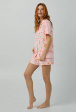 Load image into Gallery viewer, Floating Hearts Short Sleeve Classic Shorty Stretch Jersey PJ Set