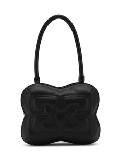 Ganni - Black Butterfly Top Handle Handbag