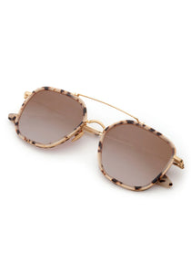 Krewe - Matte Oyster 24K Mirrored Austin Sunglasses