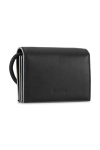 Ganni - Black Bou Wallet on Strap