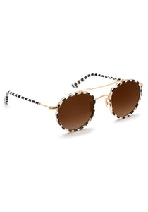 Krewe - Matte Domino Porter Sunglasses