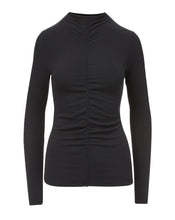 Load image into Gallery viewer, Veronica Beard - Black Ruched Theresa Turtleneck