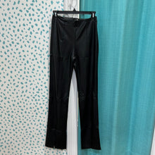 Load image into Gallery viewer, Amanda Uprichard - Black Tavira Faux Leather Pant