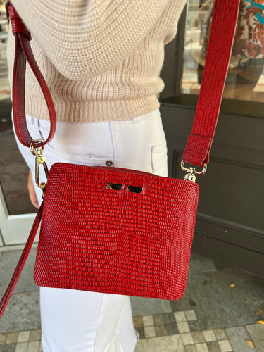 Bene - Red Lizard Fairfax Handbag