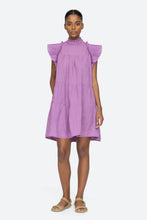 Load image into Gallery viewer, Sea New York - Lavender Micah Solid Ramie Flutter Sleeve Dress