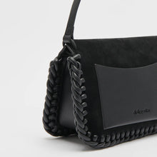 Load image into Gallery viewer, Dolce Vita - Black Velour Suede Harper Handbag