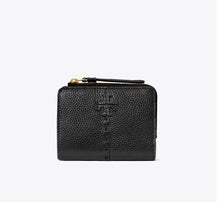 Load image into Gallery viewer, Tory Burch - Black McGraw Bi-Fold Wallet