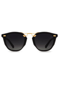 Krewe - Black + Shadow 24K Beau Nylon Sunglasses