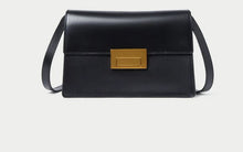Load image into Gallery viewer, Loeffler Randall - Black Delphine Leather Clutch