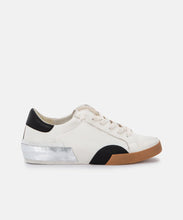 Load image into Gallery viewer, Dolce Vita - White/Black Leather Zina Sneaker
