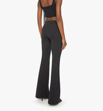 Load image into Gallery viewer, Mother - Black Smooth Cruiser Heel Pant