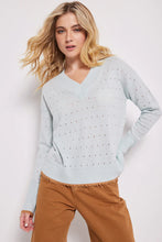 Load image into Gallery viewer, Lisa Todd - Barley Blue Swaggy Chic Sweater