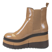 Load image into Gallery viewer, Naked Feet - Beige Guild Platform Chelsea Boot