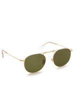 Load image into Gallery viewer, Krewe - 18K + Crystal Polarized Rampart Fold Sunglasses