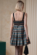 Load image into Gallery viewer, Hunter Bell - Festive Stripe Fleur Dress