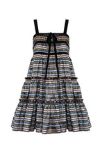 Load image into Gallery viewer, Hunter Bell - Festive Stripe Fleur Dress