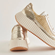 Load image into Gallery viewer, Dolce Vita - Gold Knit Dolen Sneakers