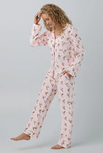 Load image into Gallery viewer, Bedheads - Ski Bunnies Long Sleeve Classic Stretchy PJ Set
