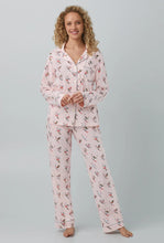 Load image into Gallery viewer, Bedheads - Ski Bunnies Long Sleeve Classic Stretchy PJ Set