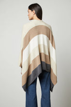 Load image into Gallery viewer, Velvet - Multi Jonas Striped Open Front Poncho