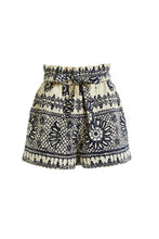 Load image into Gallery viewer, Love The Label - Dagmar Ivory/Navy Ramona Shorts