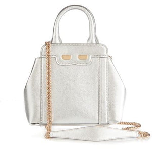 Bene - Silver Mini Nott Handbag