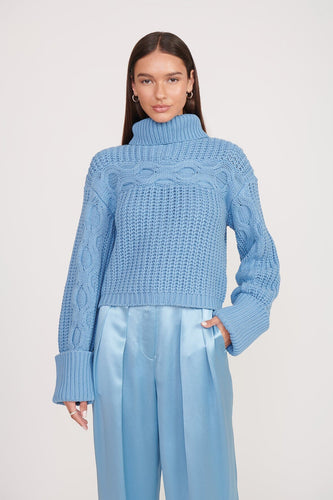 Staud - French Blue Vernacular Sweater