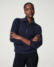 Load image into Gallery viewer, Spanx - Classic Navy Airessentials Half Zip