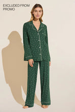 Load image into Gallery viewer, Eberjey - Winterpine Forest Green Gisele Printed Long PJ Set