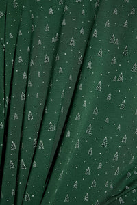 Eberjey - Winterpine Forest Green Gisele Printed Long PJ Set